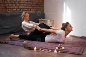 “Professional therapist giving massage at The Sofitel Wellness Spa Hyderabad”